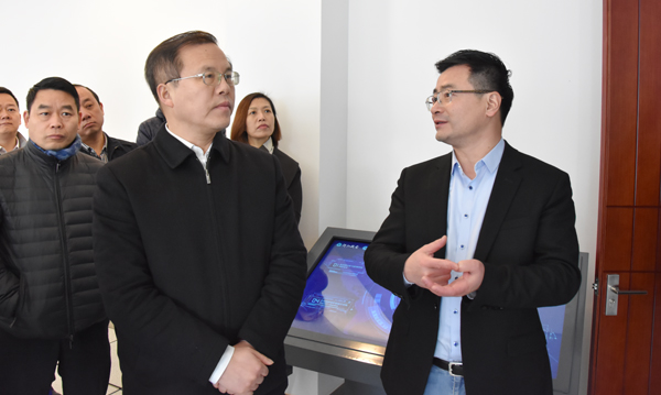 杭州市委常委、余杭區(qū)委書(shū)記毛溪浩一行蒞臨我司考察調(diào)研